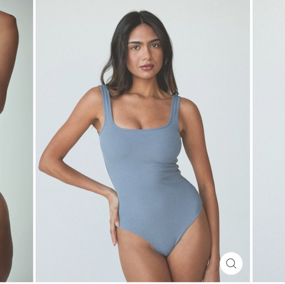 Square Neck Tank Brami Bodysuit - Picture 3 of 4